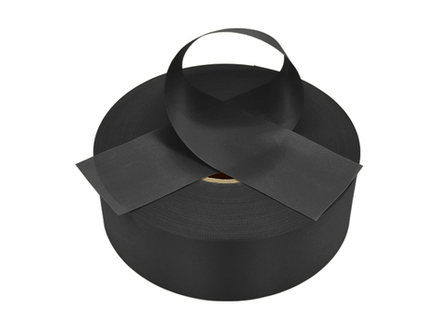 Лента плиссированная для наградных розеток. 105 черная