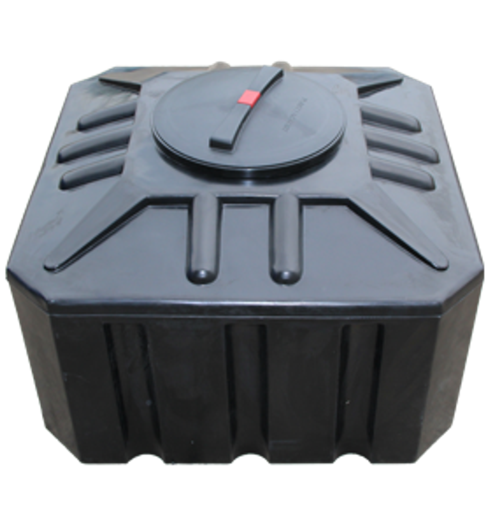 Ёмкость пластиковая пищевая STERH SQ 300 л. прямоугольная (88x88x57см;черный) - арт.555094.2