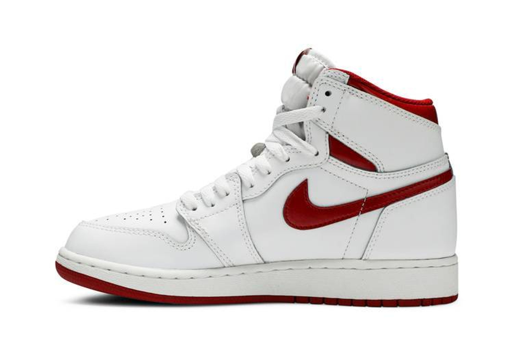 Кроссовки Jordan Air Jordan 1 Retro Metallic Red 2017 (Женская размерная сетка)