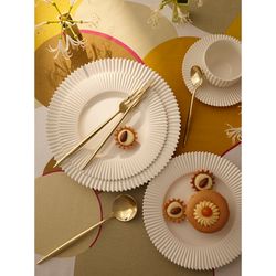 Набор столовых приборов Globe, золотистые, 16 пред.