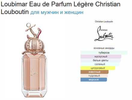 Loubimar Eau de Parfum Légère Christian Louboutin  90 ml (duty free парфюмерия)