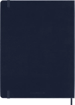 Еженедельник на 2025 год (DHB2012WN4) Moleskine Classic WKNT XL 190х250мм 144стр. синий сапфир