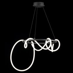 Citilux PYTHON CL220261 Люстра подвесная с пультом Чёрная