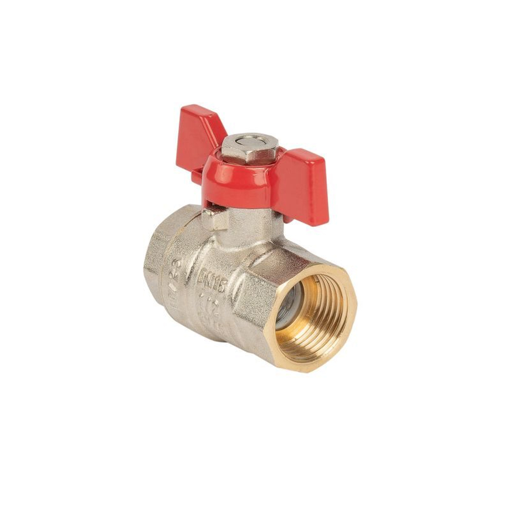 Кран шаровый ВР 1/2" бабочка HLV