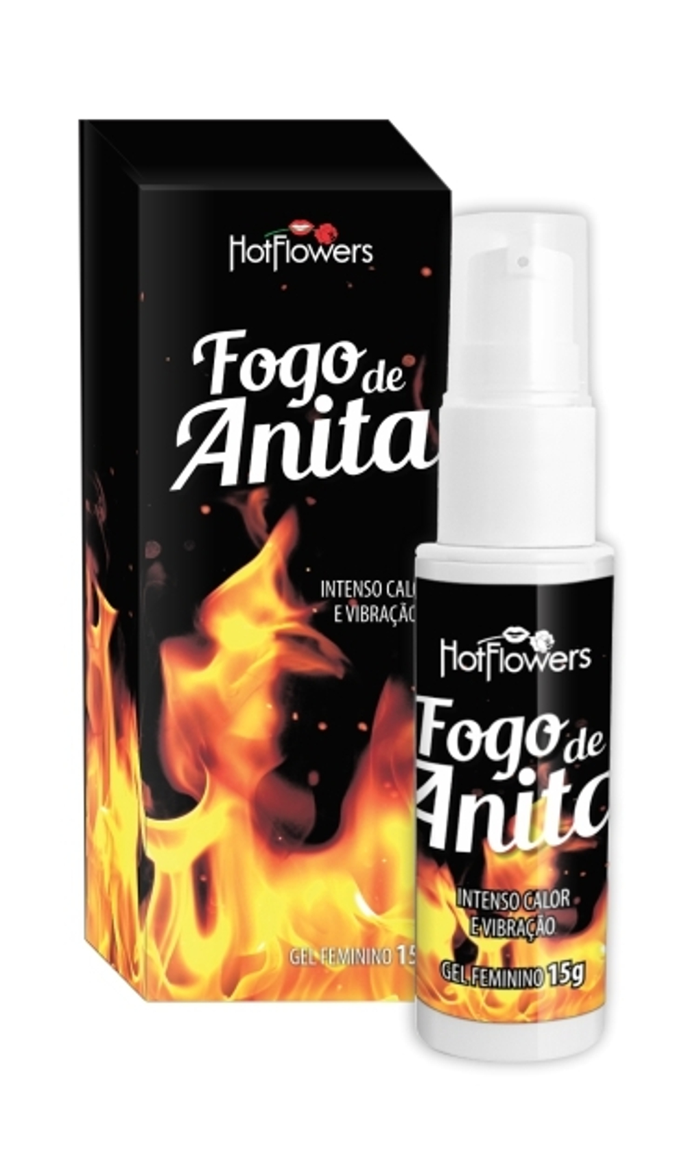 HotFlowers FOGO DE ANITA - Жидкий вибратор с разогревом