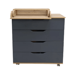 Комод пеленальный Incanto Юг 800/4 бук/графит