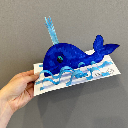 Поделка "Кит"