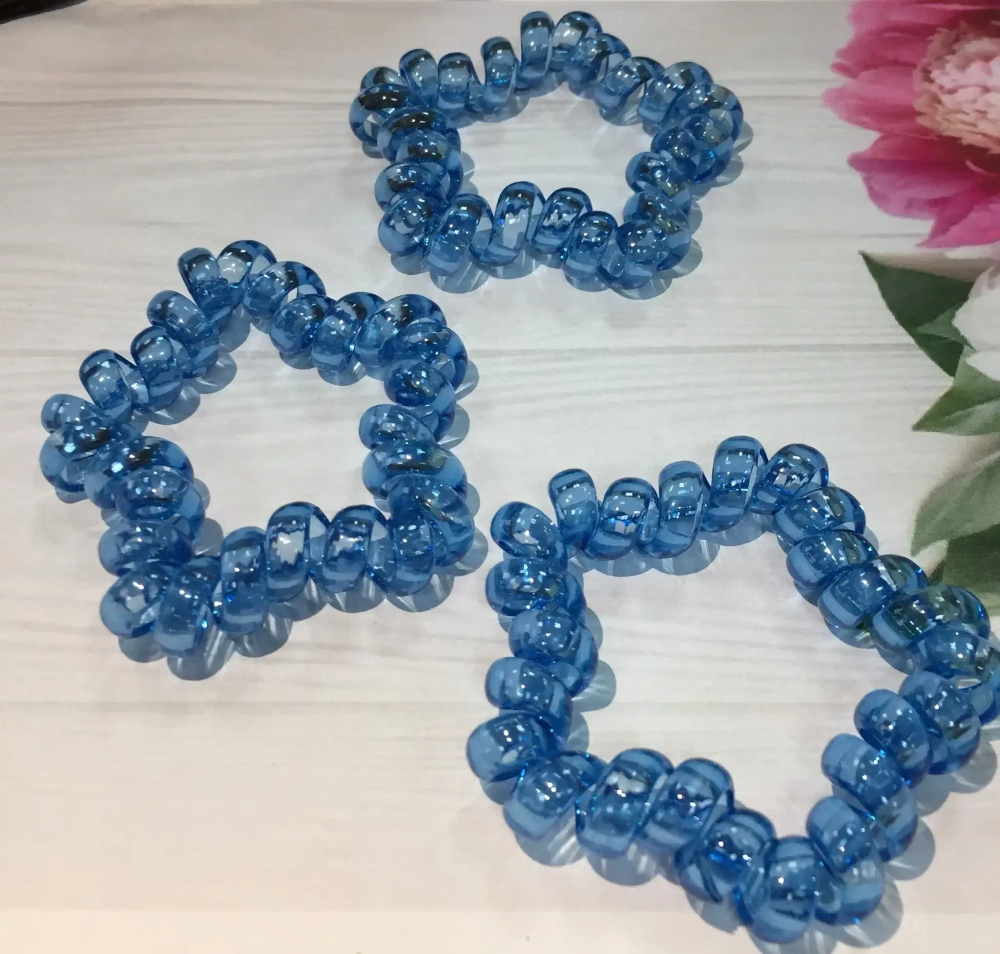 Резинки для волос силиконовые 3шт «Your Style - Звезда», прозрачные, цвет в ассортименте, d-5,5см