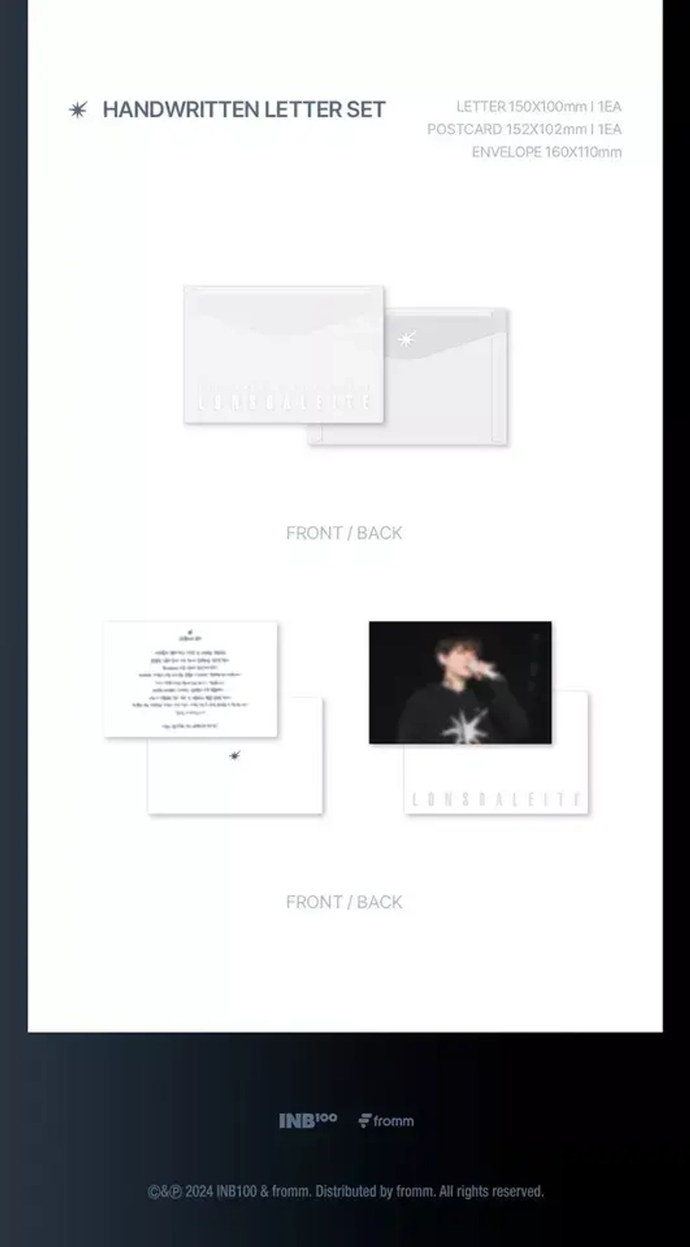 BAEKHYUN EXO - 2024 Asia Tour Lonsdaleite in Seoul DVD