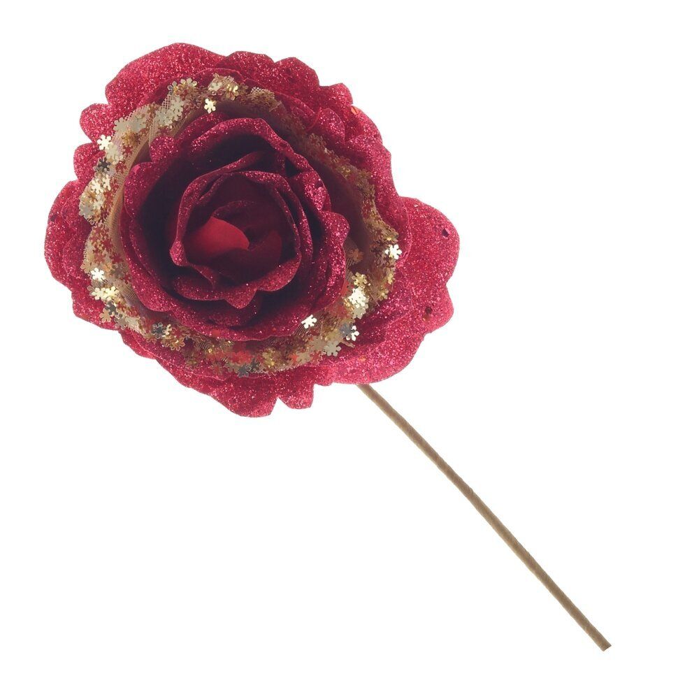 GAEM Цветок искусственный "Роза", L11 W11 H27 см, 2в.