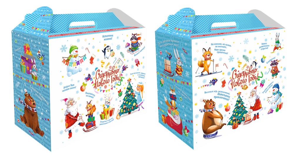 Детский новогодний подарок с символом года "Родные чудеса"