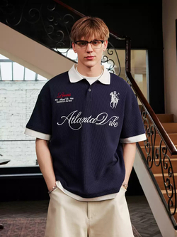 Рубашка HARSHandCRUEL "Atlanta Vibe" Short Sleeve Polo Shirt