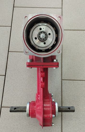 Коробка передач для мотоблока BR-105PRO NEW с фланцем вместе с редуктором (3 вперед)