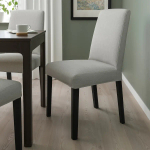 Стул - BERGMUND IKEA/ БЕРГМУНД ИКЕА, 95х52х59 см, светло-серый