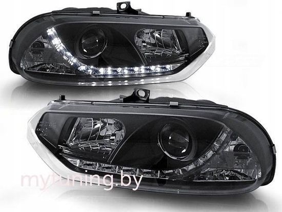 Передние фары DAYLIGHT BLACK для Alfa Romeo 156
