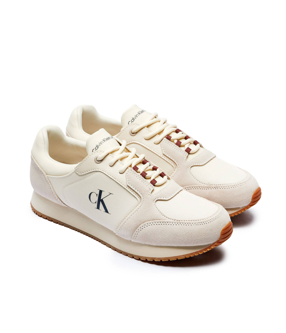 Кроссовки RETRO SOCK RUNNER Calvin Klein Jeans - бежевый(YM0YM01152)