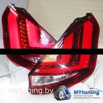 Задние фонар Ford Fiesta 7 led red white