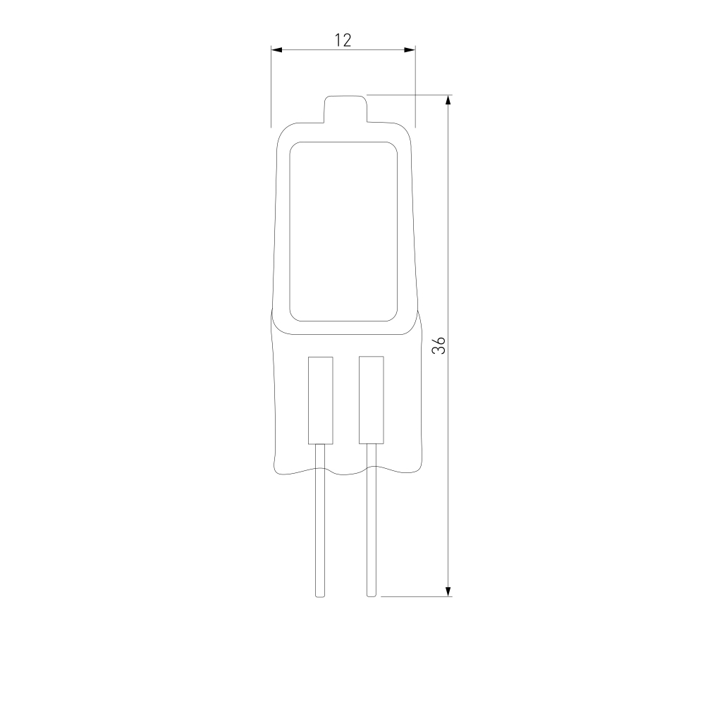 Галогенная лампа 20W G4 BХ101