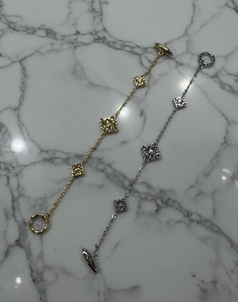 Браслет снежинка silver