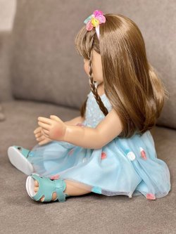 Кукла Реборн виниловая 55см в пакете (FA-041)