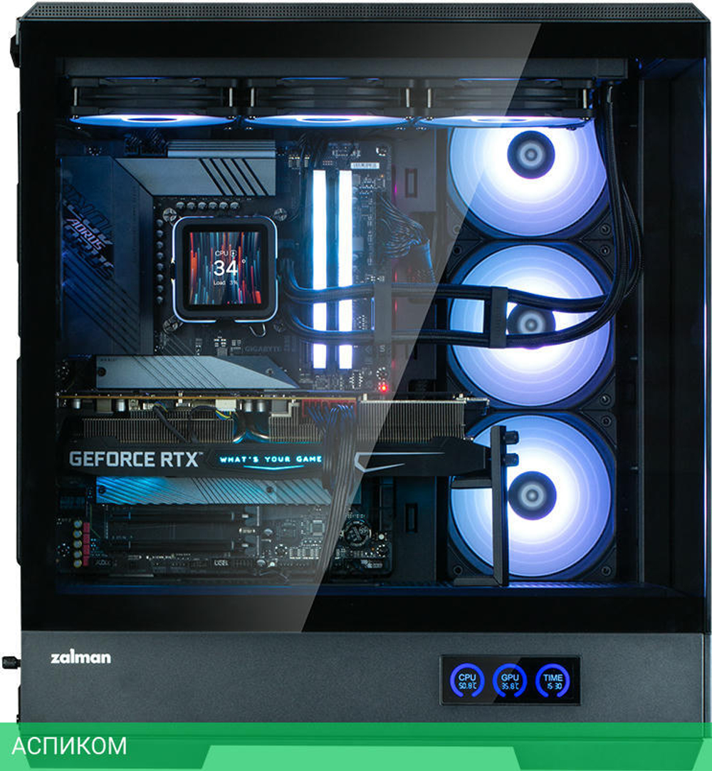 Корпус Zalman P50 DS Black без БП