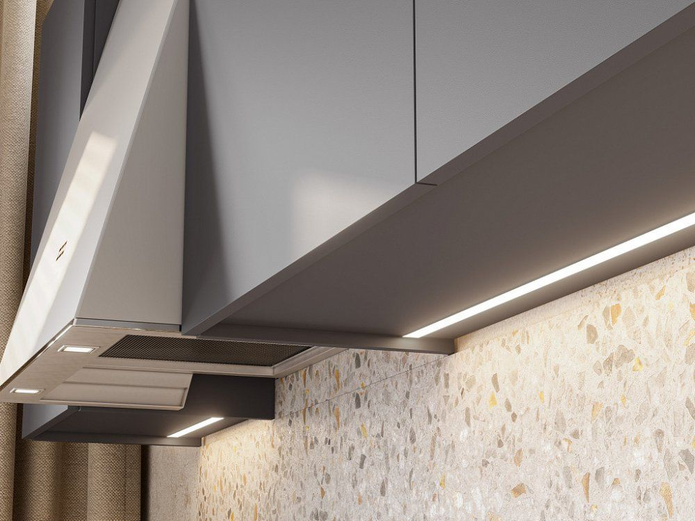 Кухонный гарнитур Den 1,6м Графит серый/Дуб Сонома