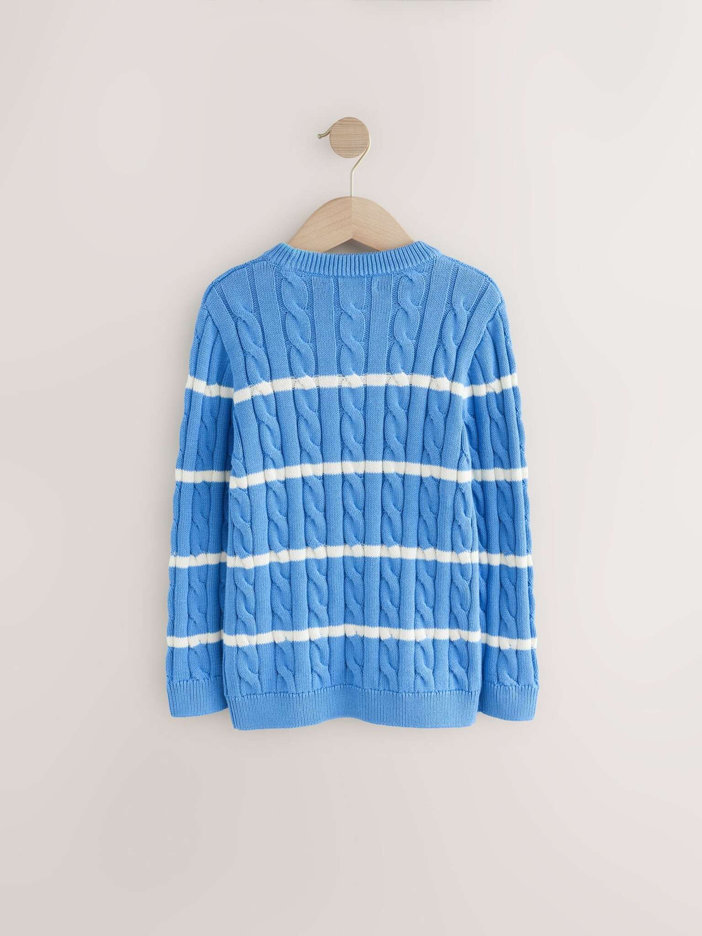 Джемпер для мальчика Next E27-911, Голубой, Белый