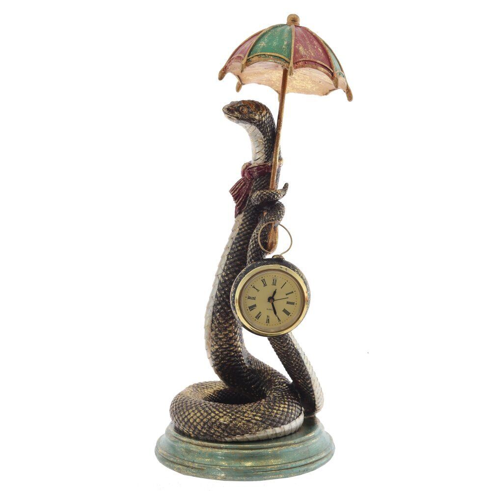 GAEM Фигурка декоративная с часами"Змея" (1хLR44 н/п), L15 W15 H38 см