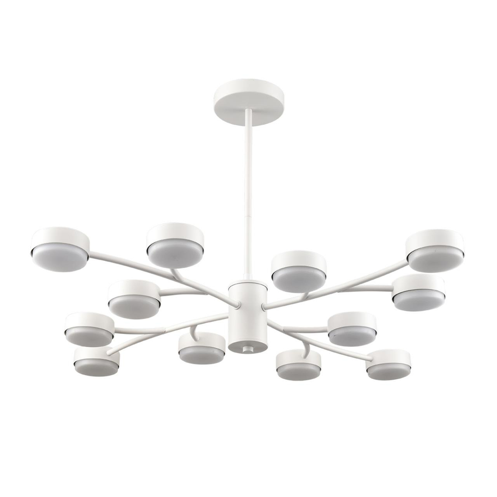 8265/12 COMFI LN26 233 металл, белый Люстра GX53 LED 12*7W 220V TORINA