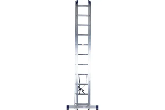 Лестница трехсекционная "АЛЮМЕТ" 11-и ступенчатая алюминиевая (5311)