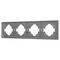 Рамка пластиковая FRM-TENDO-PL-4-GR Arlight 053849