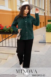 Кардиган 23-32-зеленый Minova