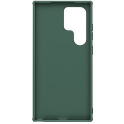 Двухкомпонентный чехол зеленого цвета (Deep Green) от Nillkin для Samsung Galaxy S24 Ultra, серия Super Frosted Shield Pro