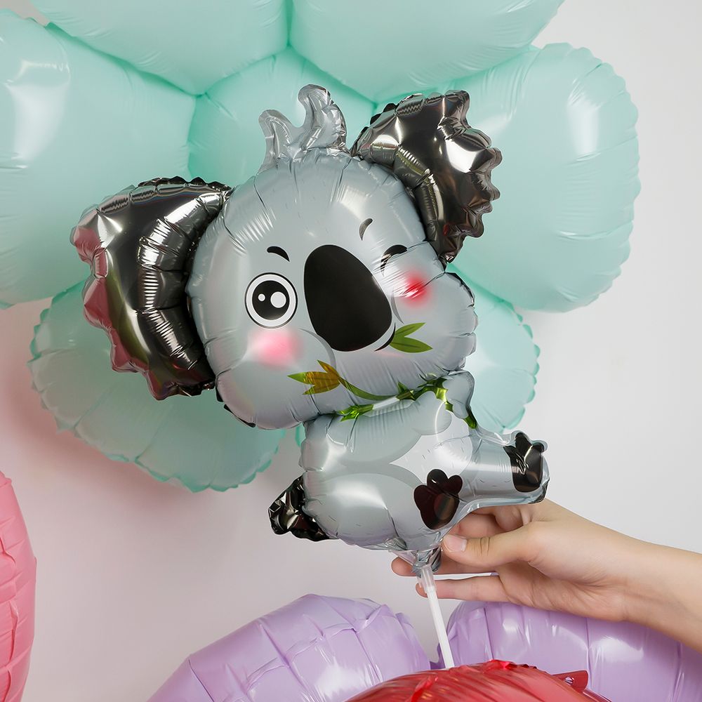 Шар с клапаном (14''/36 см) Мини-фигура, Коала, 1 шт.