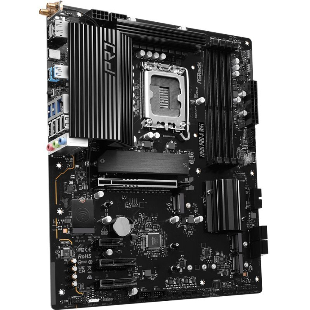 Материнская плата ASROCK Z890 PRO-A WIFI, LGA1851, DDR5, ATX