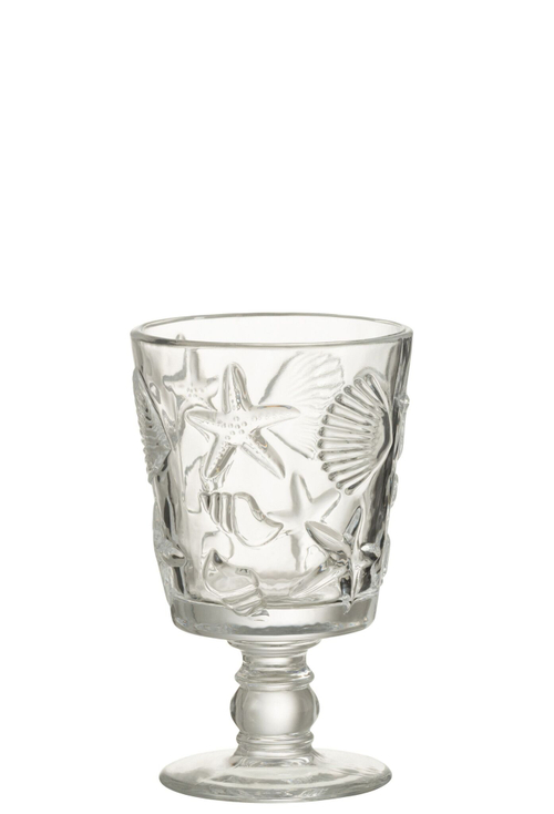 Бокал для вина "Моремания" прозрачный 9x9x15см 300мл,комплект из 6 штук