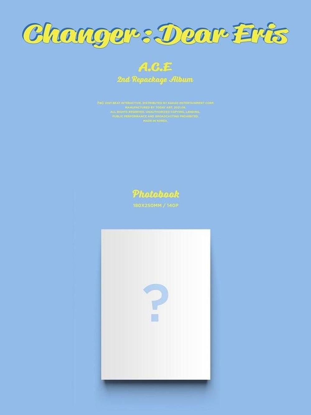 Альбом A.C.E - Changer : Dear Eris 2nd Repackage Album