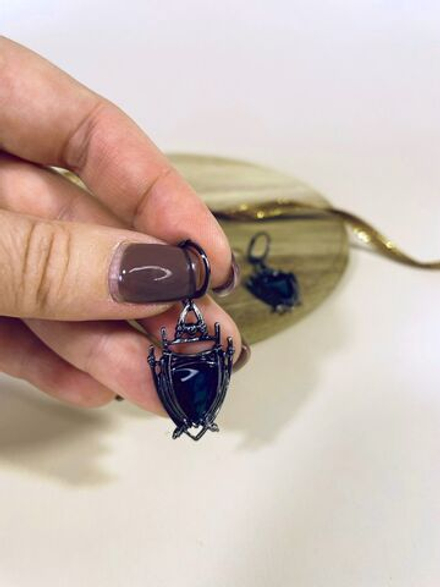 Серьги Скоробей винтажные