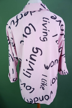 Блузка Milady для яркой девушки, визуально на 48 размер