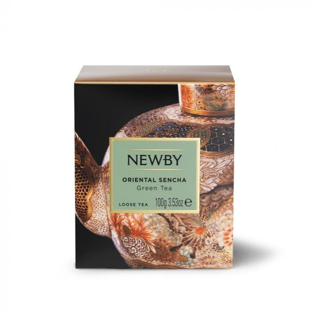 Чай зеленый листовой Newby Восточная сенча, 100 гр.