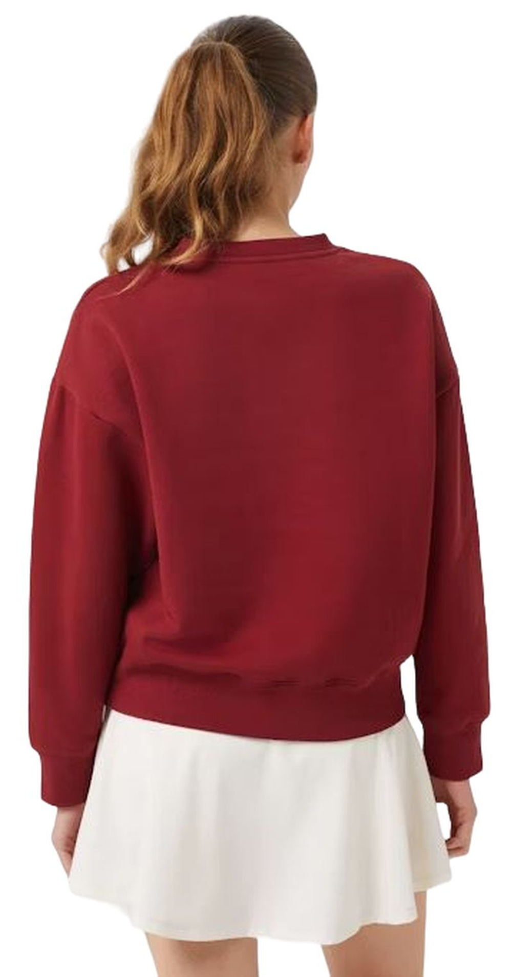 Женская теннисная куртка Bj_rn Borg Boyfriend Crew - Red