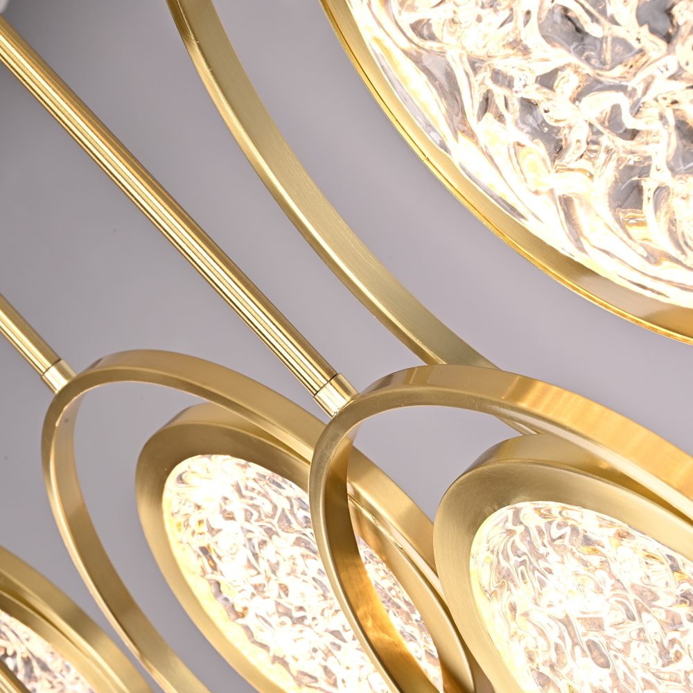 Дизайнерская люстра на штанге ЛУНА lighting collection L100