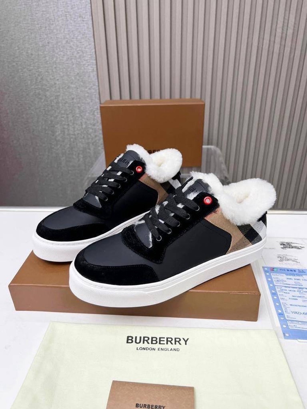 Кеды Burberry