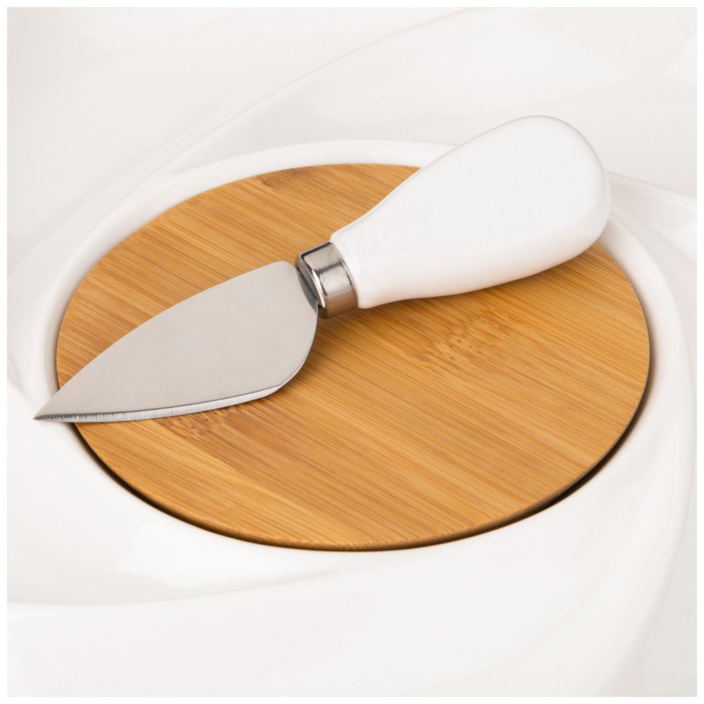 МЕНАЖНИЦА LEFARD "NATIVE" 6 СЕКЦИЙ 28*28*3 СМ, НОЖ МЕТАЛЛ. ДЛЯ СЫРА (КОР=16ШТ.)