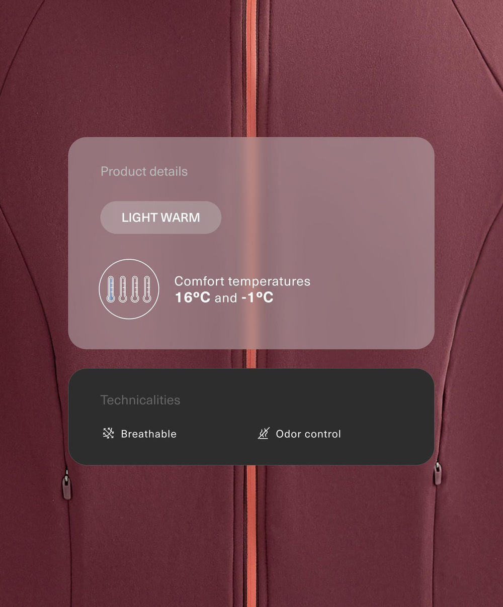 Oysho Легкая и теплая высокотехнологичная куртка, гранатовый