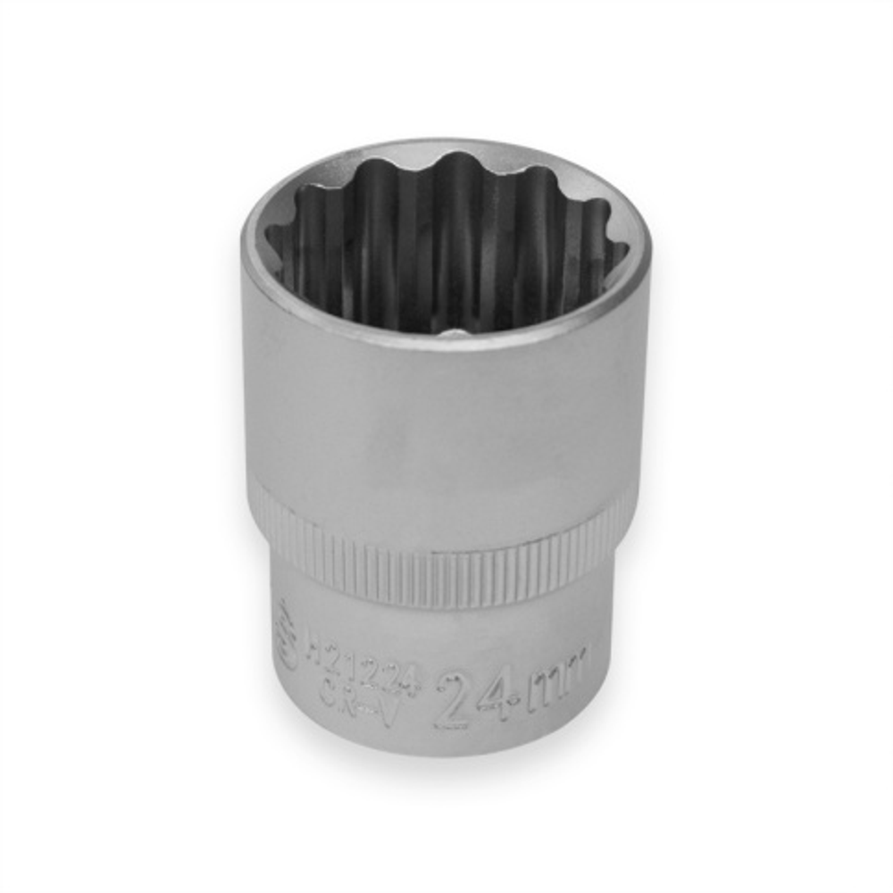 Головка торцевая 12-гранная 1/2''DR (24 мм) AVS H21224