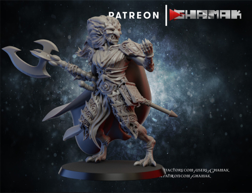 Grand Alliance Chaos Disciples of Tzeentch Воитель с дарами Тзинча миниатюра для dnd, днд, pathfinder, фентези, Настольная игра, НРИ, Варгейм, РПГ