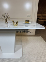 Кухонный стол "Тор", белый оникс