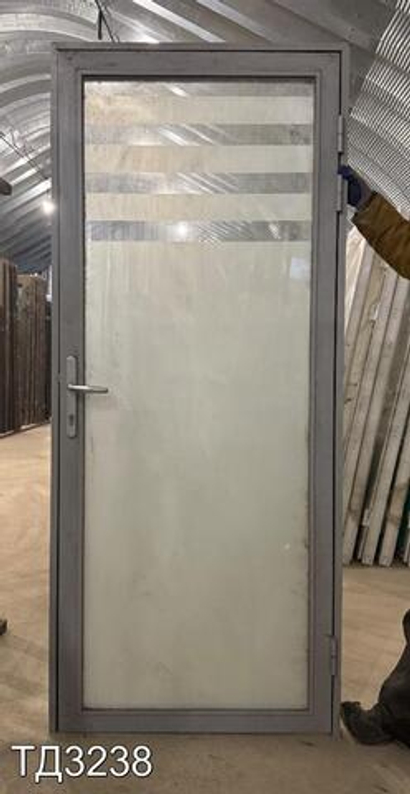 Дверь алюминиевая Б/У 2080(в) x 890(ш)
