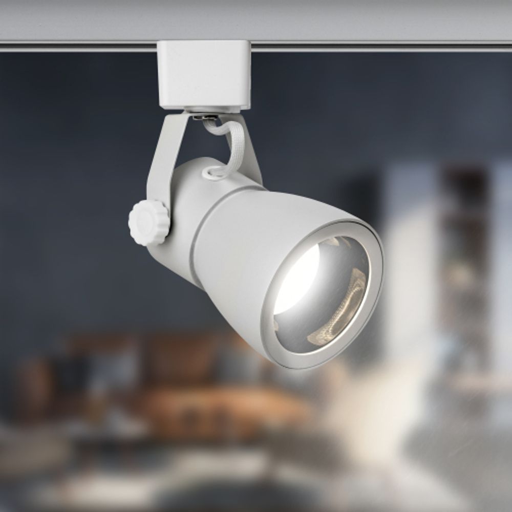Трековый светильник однофазный ЭРА Taper TR38-GU10 WH под лампу GU10 белый